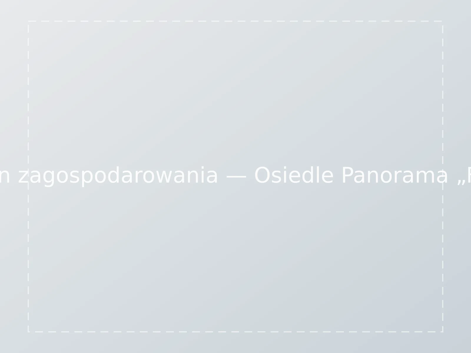Plan zagospodarowania terenu